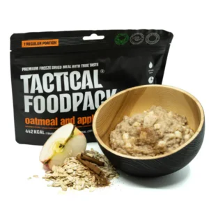 Oatmeal and apples