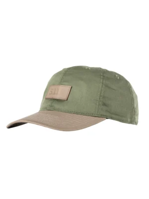 Leather box logo cap